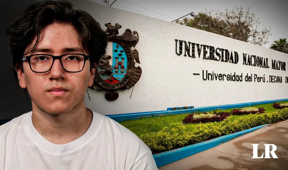 La UNMSM ofreció 56 vacantes en su último examen de admisión para la carrera de Medicina Humana, y Gilbert Saenz logró el primer puesto. Foto: composición LR/ Leonardo Santana/ Andina.