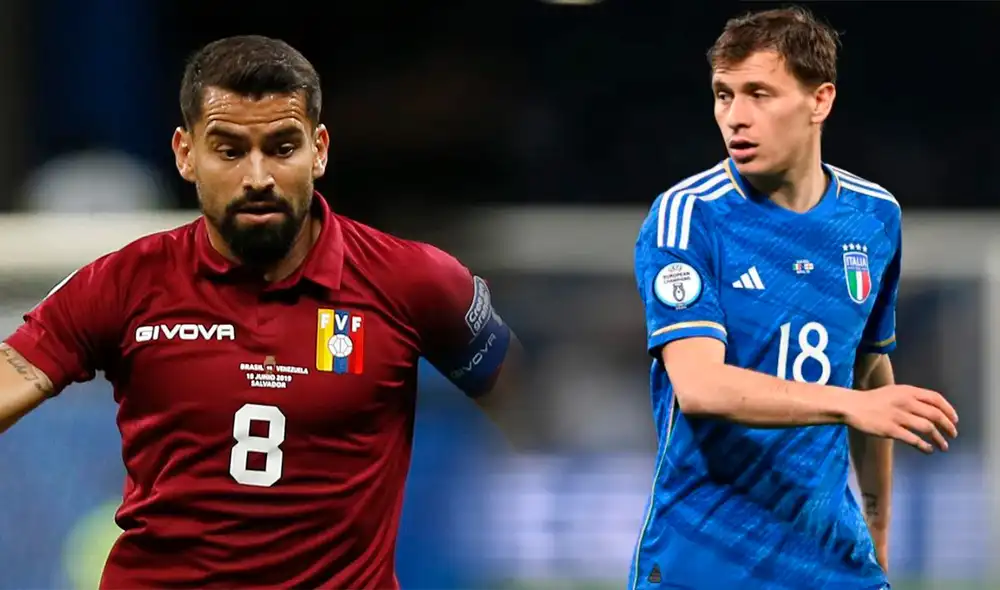 La Vinotinto y la selección italiana medirán fuerzas HOY, jueves 21 de marzo, en el Chase Stadium. Foto: La Vinotinto/90 min.com/composición LR