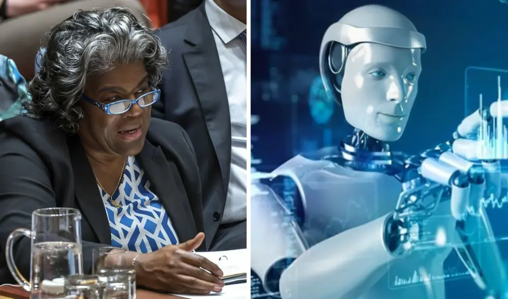 Doreen Bogdan-Martin, secretaria general de la Unión Internacional de Telecomunicaciones (UIT), ha solicitado mayor transparencia en el ámbito de la inteligencia artificial. Foto: ONU/Freepick/Ref. Video: SaneVox Español.