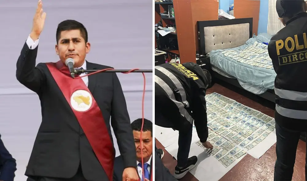 Gobernandor Zósimo Cárdenas está implicado en presunto caso de corrupción, por lo que se desarrollaron intervenciones en Huancayo y Pichanaqui. Foto: composición LR/PNP
