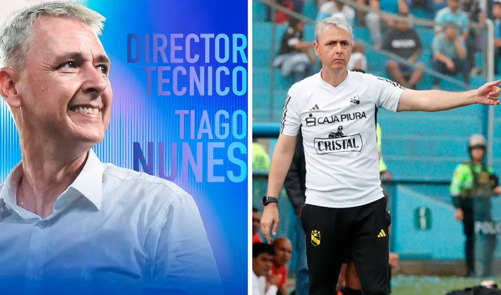 Tiago Nunes estuvo en Sporting Cristal durante toda la temporada 2023. Foto: composición GLR/Universidad Católica/GLR Tiago Nunes estuvo en Sporting Cristal durante toda la temporada 2023. Foto: composición GLR/Universidad Católica/GLR