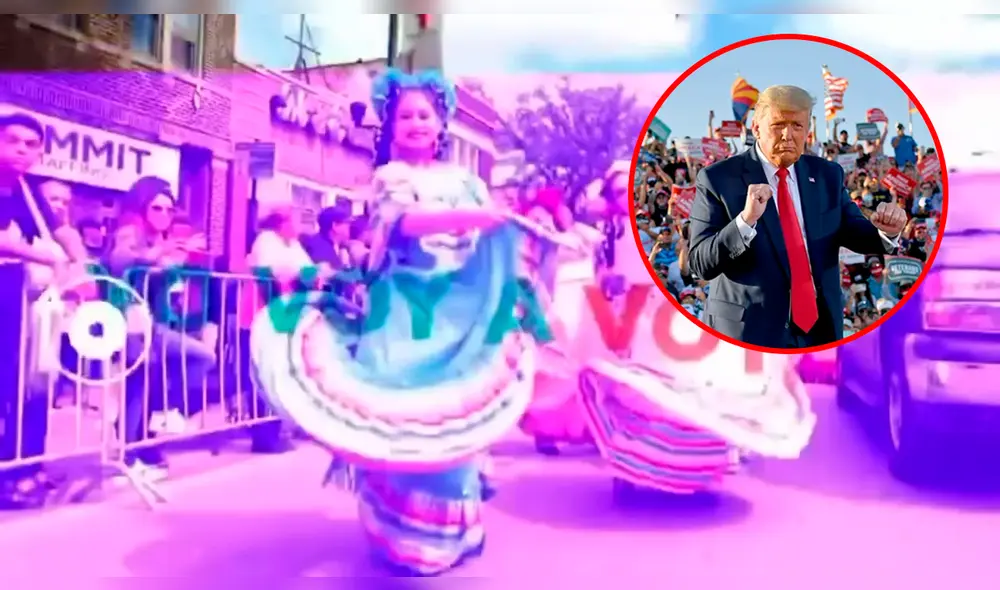 Equipo de campaña de Trump decide reciclar spot musical del 2020 enfocado en el electorado latino en EE.UU. Foto: Composición LR /Minutouno/Instagram