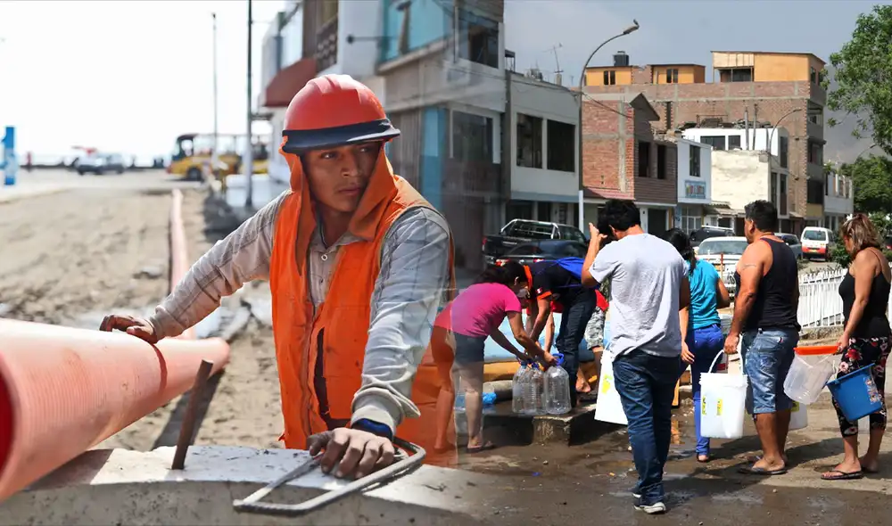 San Juan de Lurigancho será uno de los distritos afectados por el corte de agua. Foto: composición LR/Andina