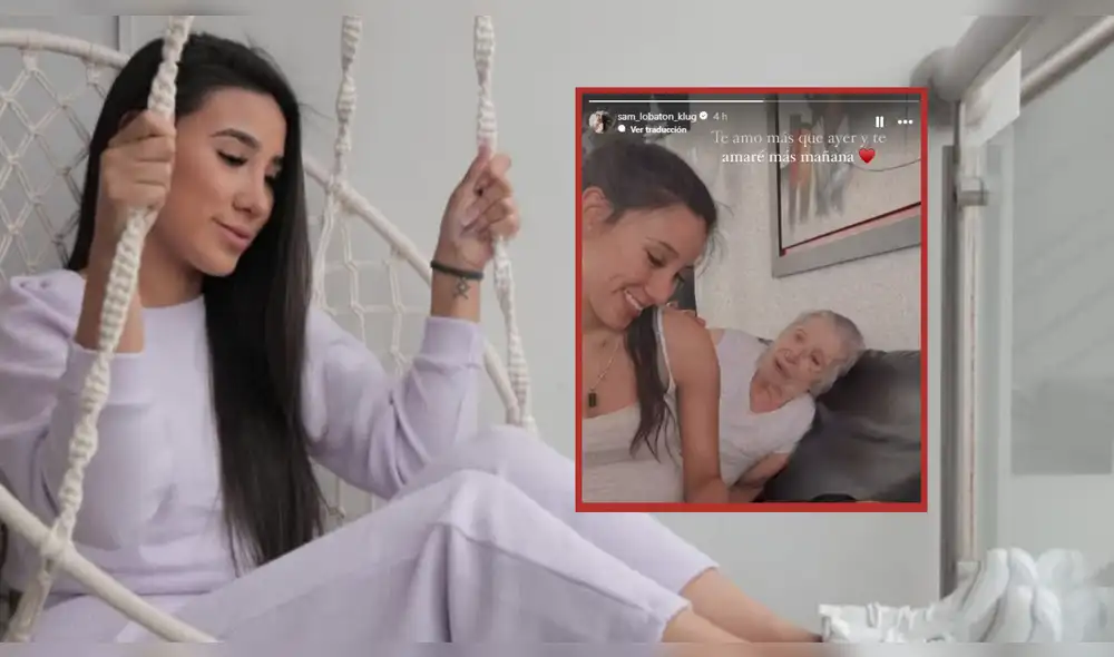 Samahara dedica emotivo mensaje a bisabuela. Foto: composición LR/Instagram de Samahara Lobatón
