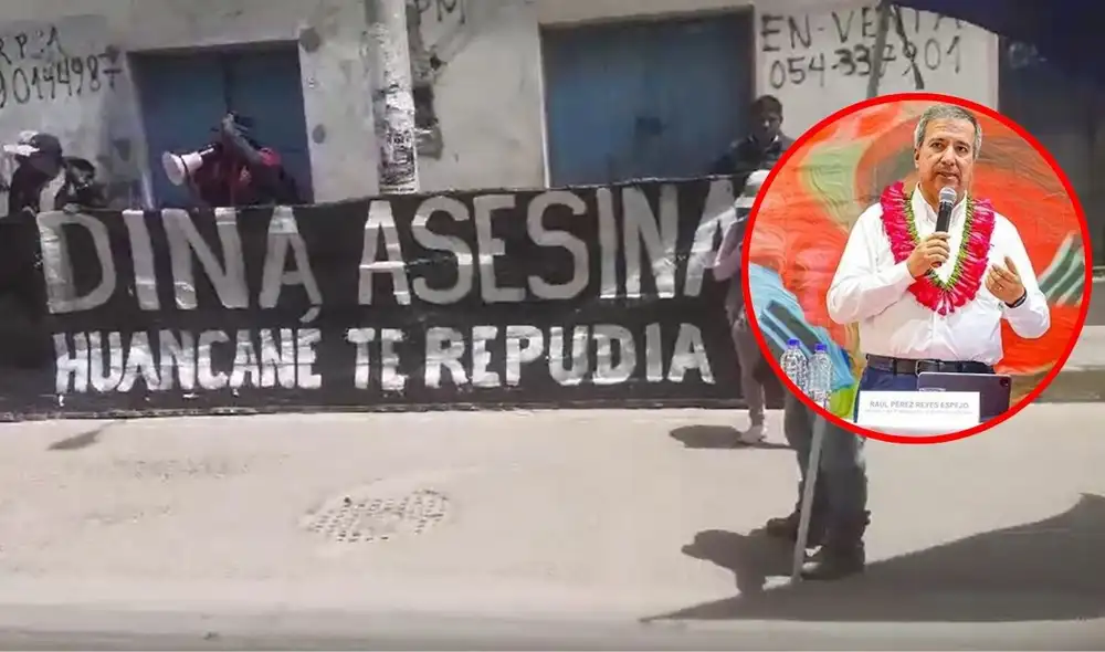 Viuda de Manuel Quilla, quien murió en las protestas, estuvo presente y exigió justicia por su esposo. Foto: Composición LR/Andina/X Viuda de Manuel Quilla, quien murió en las protestas, estuvo presente y exigió justicia por su esposo. Foto: Composición LR/Andina/X