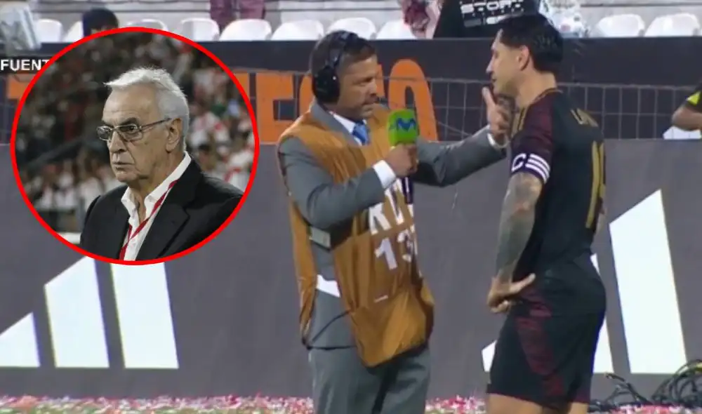 Gianluca Lapadula habló sobre Jorge Fossati tras la victoria de Perú ante Nicaragua. Foto: La República/captura de Movistar Deportes