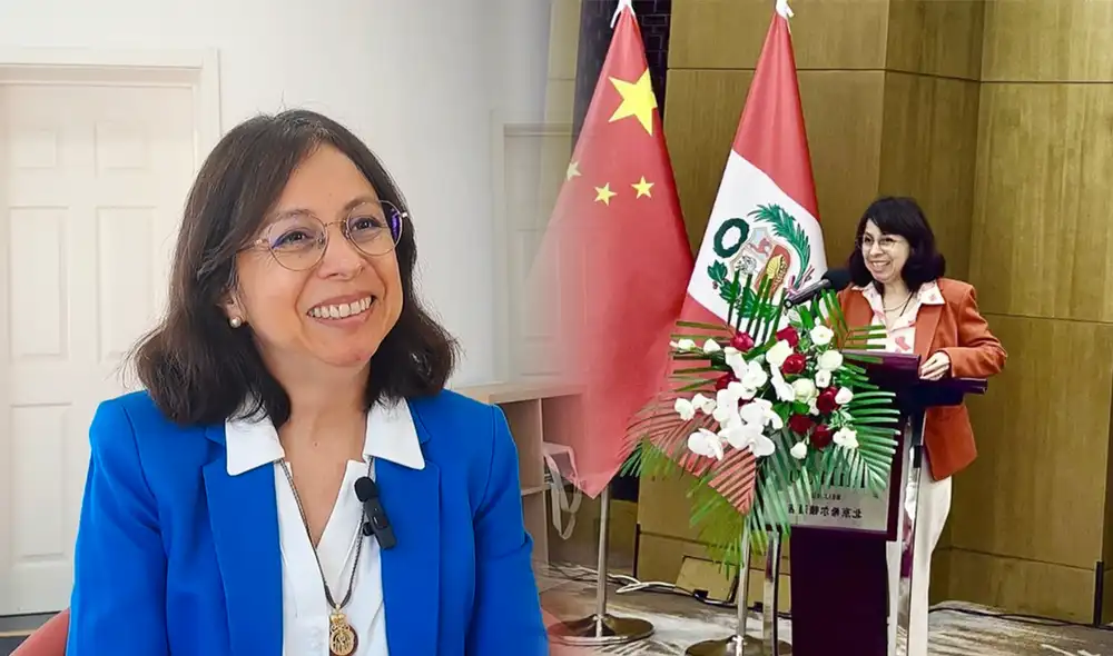 Diana Pita creció en el distrito de Breña y luego se mudó a China, donde vive desde hace 20 años. Foto: composición LR/Francisco Claros/LinkedIn/Diana Pita