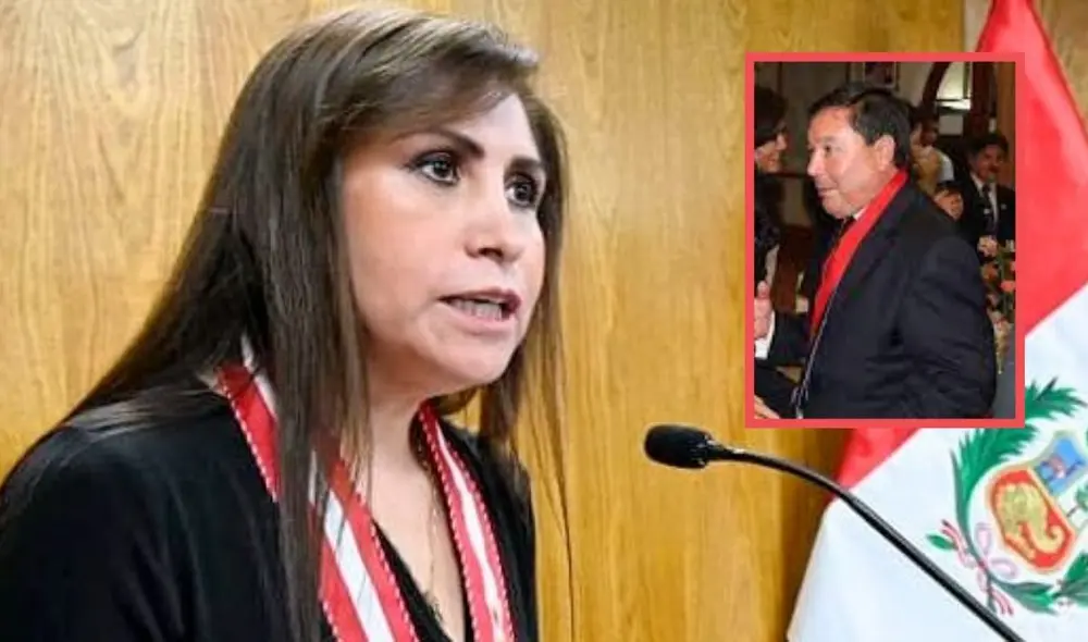 Secreto. La reunión entre Patricia Benavides y el juez Cueva no aparece en el registro de visitas del Ministerio Público. Foto: Composición Andina/ Facebook Pomabamba te llevamos en el corazón