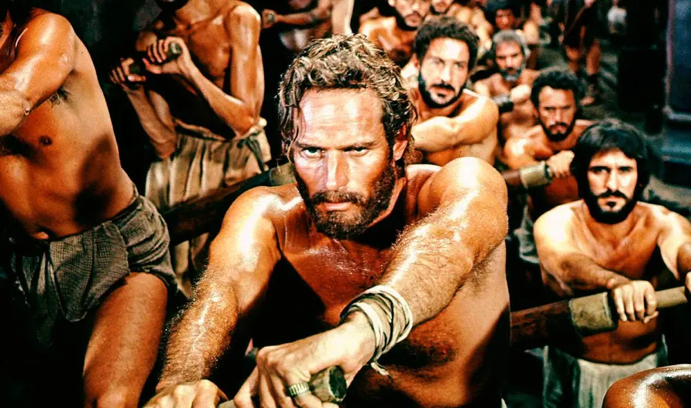 Charlton Heston protagoniza ‘Ben-Hur’, una de las películas indispensables para ver en Semana Santa. Foto: Warner Bros.
