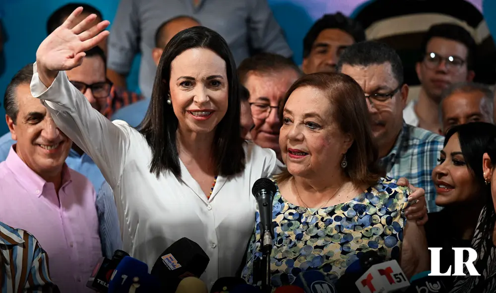 María Corina Machado fue inhabilitada para ocupar cargos públicos por 15 años. Foto: AFP