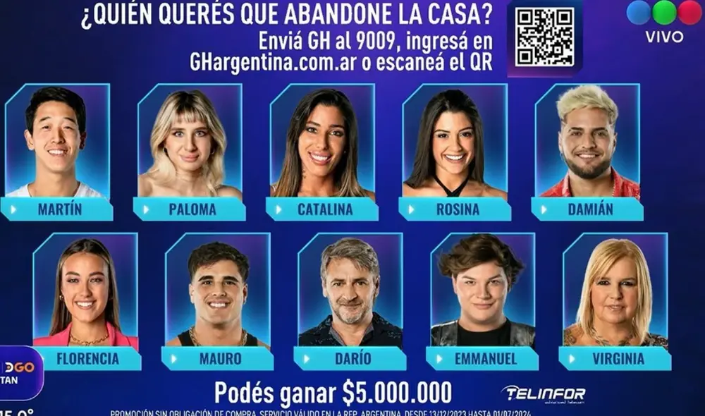'Gran hermano' viene acaparando a la audiencia en Argentina. Foto: Captura de América