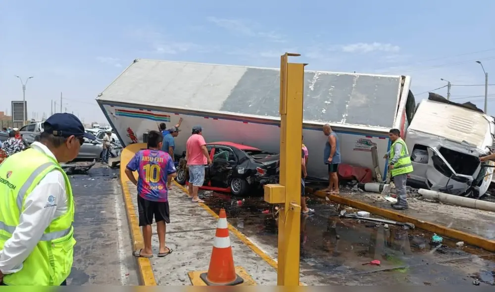 Piden apoyo para las víctimas del accidente. Foto: Trujillo Digital