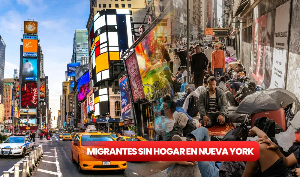 Otra ciudad usó una restricción que aplicó Nueva York para evitar el exceso de migrantes. Foto :Composición LR/El Tiempo Latino