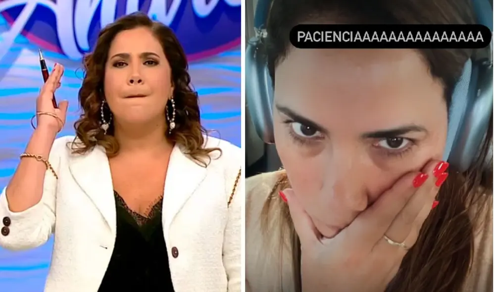 Andrea Llosa defendió la actitud de su hijo, argumentando que era "un adolescente". Foto: Composición LR/Captura ATV/Andrea Llosa/Instagram