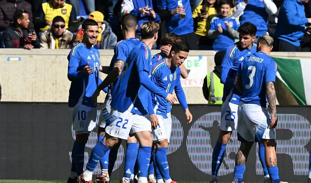Ecuador e Italia se enfrentaron en el Red Bull Arena de New Yersey. Foto: Nazionale Italiana Ecuador e Italia se enfrentaron en el Red Bull Arena de New Yersey. Foto: Nazionale Italiana