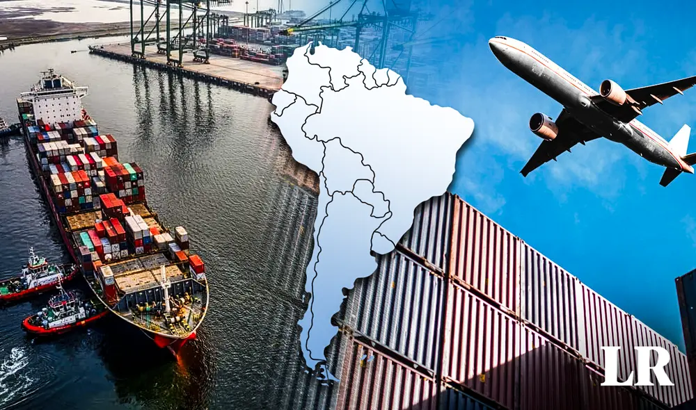 La exportación en el mundo genera múltiples beneficios económicos. Foto: composición LR/AFP La exportación en el mundo genera múltiples beneficios económicos. Foto: composición LR/AFP