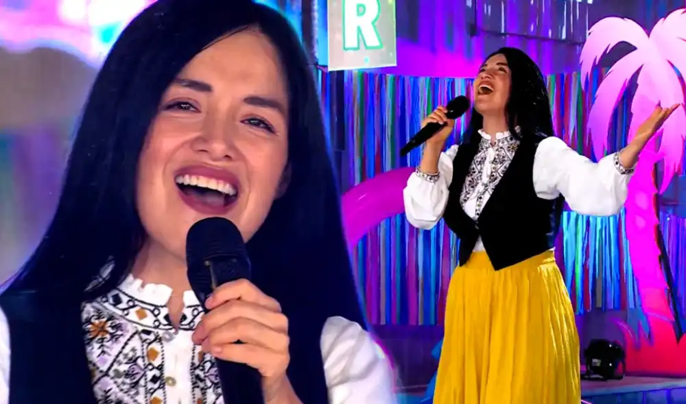 Katy Jara regresará a los escenarios este 30 de marzo. Foto: composición LR/América TV - Video: América TV Katy Jara regresará a los escenarios este 30 de marzo. Foto: composición LR/América TV - Video: América TV