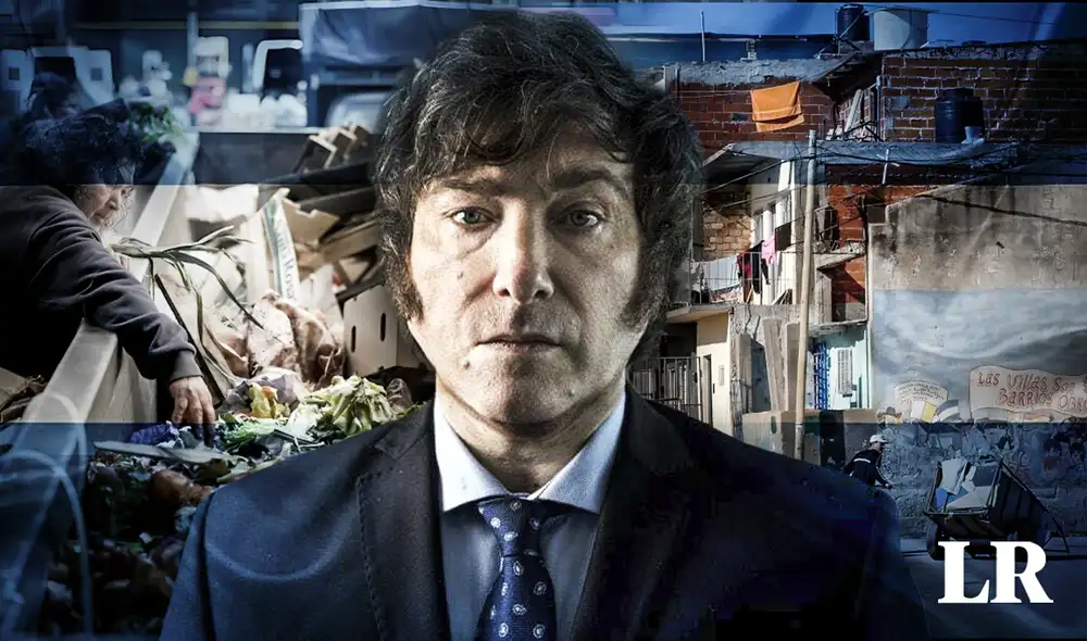 Existe un 57% de pobreza en el país liderado por Javier Milei, según un informe de la Universidad Católica de Argentina. Foto: composición de Fabrizio Oviedo/La República/AFP - Video: DW
