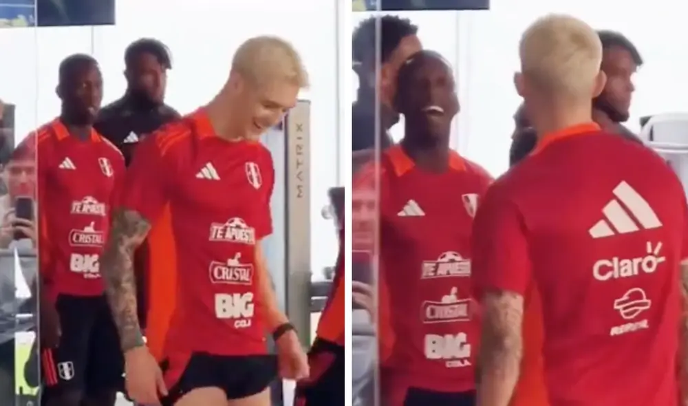 Luis Advíncula y Oliver Sonne también fueron convocados por Juan Reynoso a la selección. Foto: composición LR/Twitter - Video: TikTok/Pedro Salazar