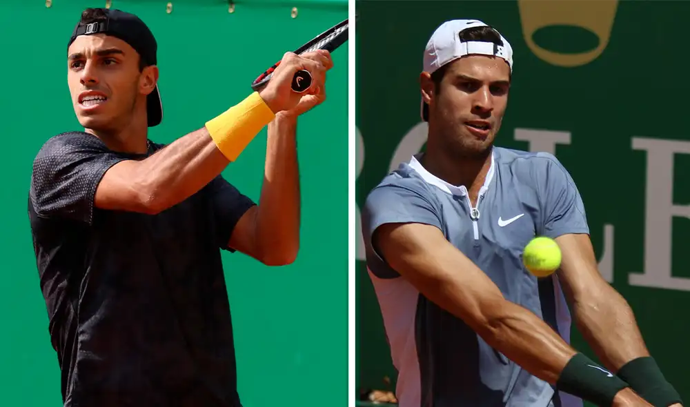 Cerúndolo y Khachanov volverán a verse las caras en un Miami Open. La última vez, el tenista ruso lo eliminó al argentino en instancias de cuartos de final. Foto: ATP Tour/composición LR