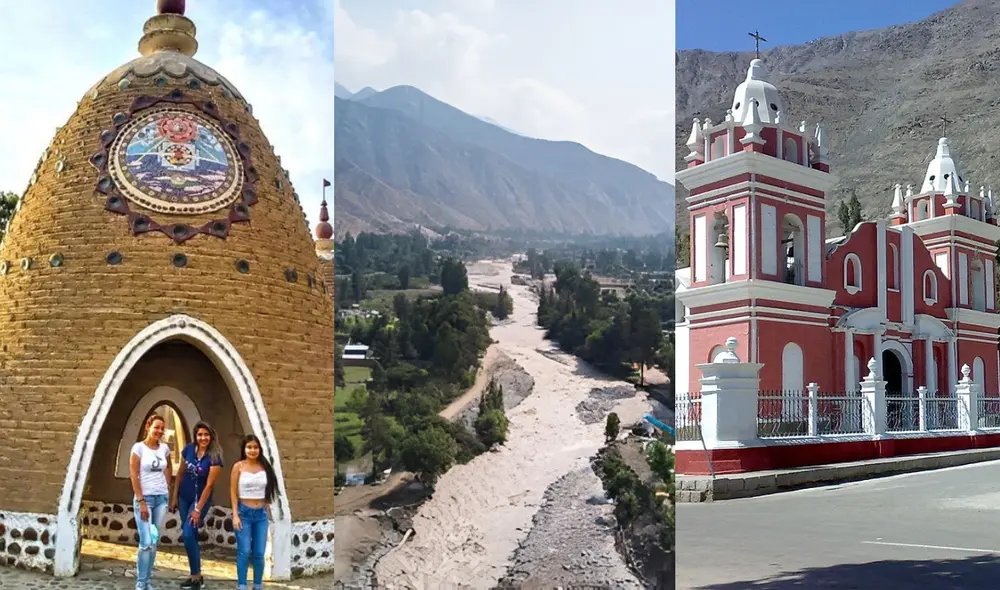 De izquierda a derecha: Huaral, Cieneguilla y Lunahuaná. Foto: composición LR/Get Your Guide/Google Maps