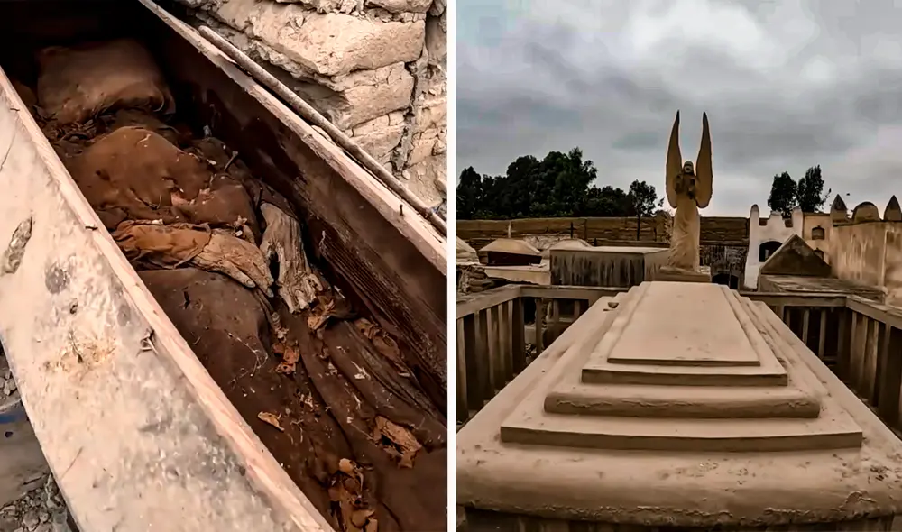 El cementrio El Carmen de Chincha está aproximadamente a 3 horas de Lima. Foto: composición LR/captura de Youtube/Dilo Nomás