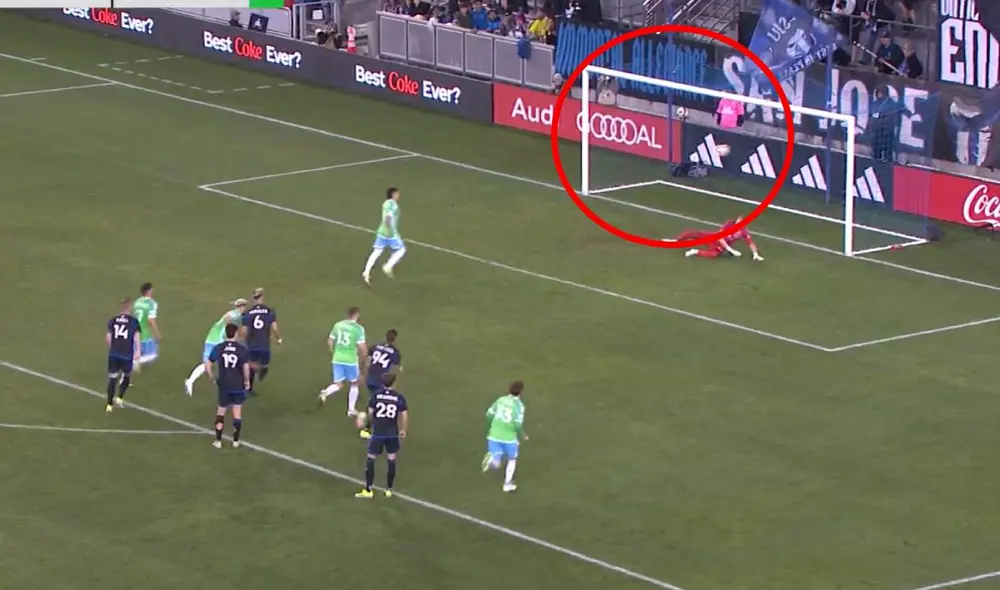 Raúl Ruidíaz anotó el descuento del Seattle Sounders frente a San Jose por la MLS. Foto: captura/MLS Season Pass