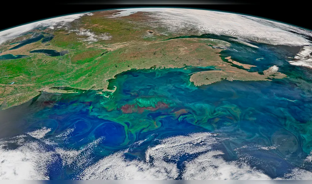 El derretimiento de los glaciares está afectando en las dinámicas de las corrientes marinas. Foto: NASA El derretimiento de los glaciares está afectando en las dinámicas de las corrientes marinas. Foto: NASA