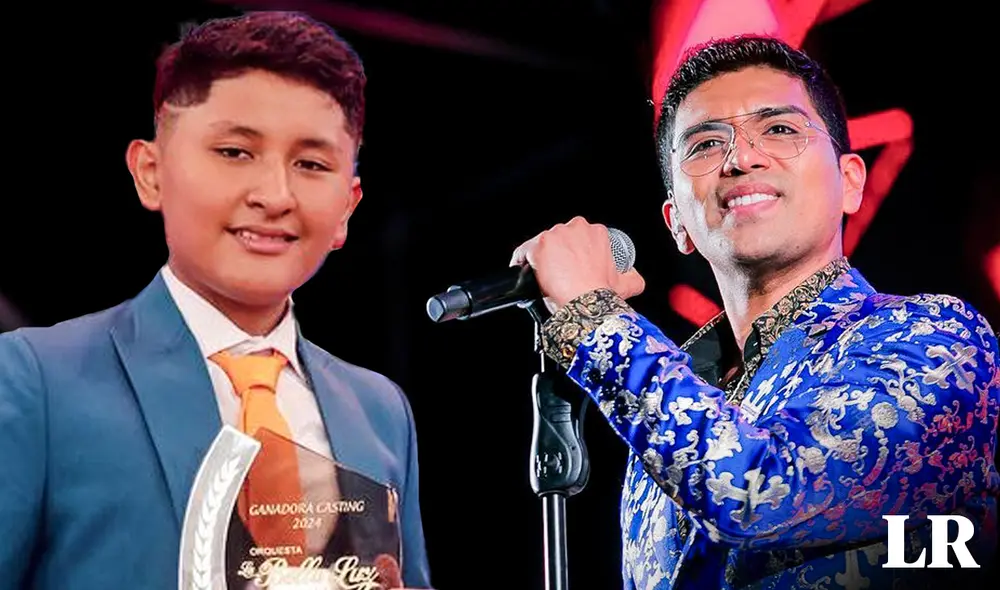 Mathías Zevallos, nuevo integrante de La Bella Luz, estuvo en 'La voz kids' y su entrenador fue Christian Yaipén.  Foto: composición de Fabrizio Oviedo/LR/Instagram/La Bella Luz/Christian Yaipén - Video: América TV