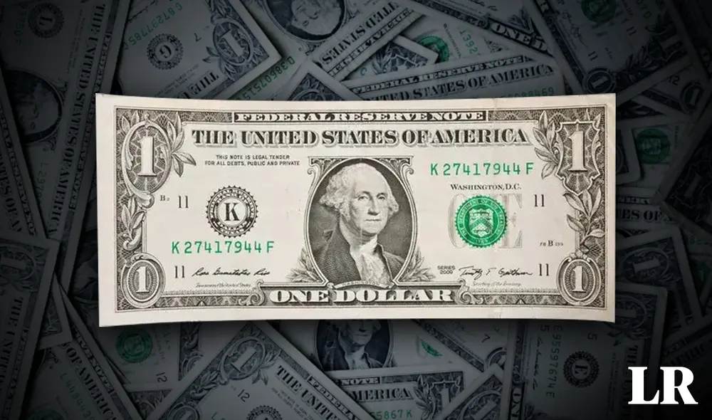 El billete con el sello azul lleva la imagen de John Marshall, quien fue el cuarto presidente de la Corte Suprema de los Estados Unidos. Foto: composición de Fabrizio Oviedo/LR/Freepick. Video: Daniel Martel