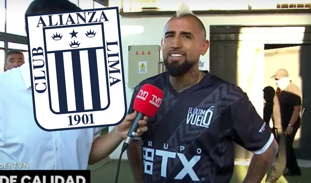 Arturo Vidal se enfrentará por primera vez a Alianza Lima. Foto: composición LR/TVN Chile/Alianza Lima