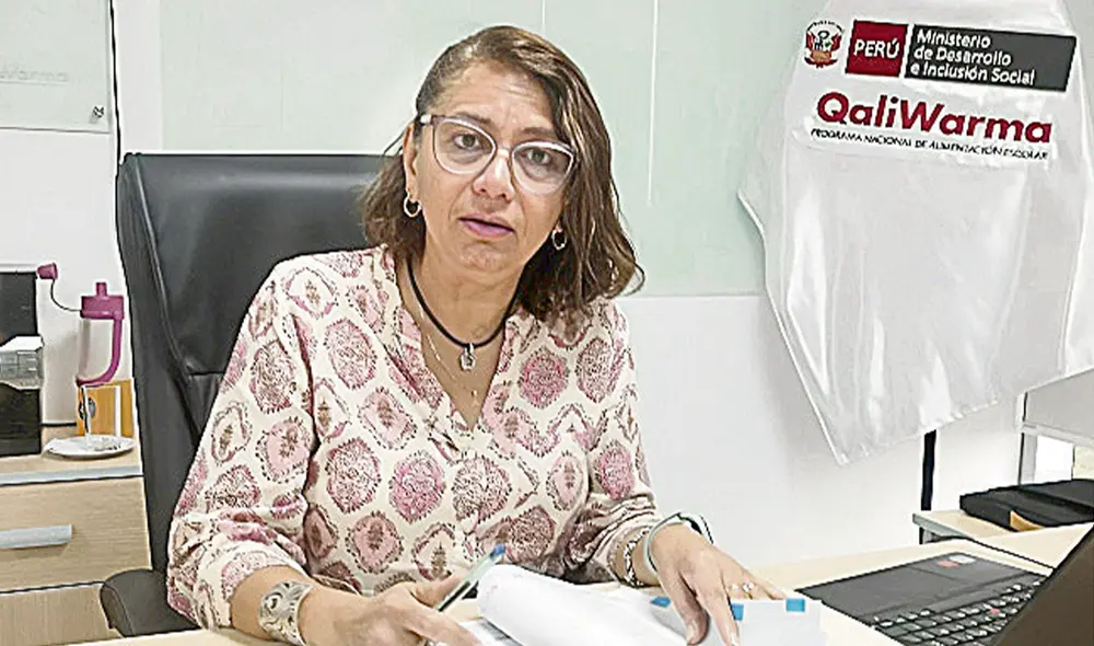 Decisión. Directora de Qali Warma, Mónica Moreno. Foto: La República