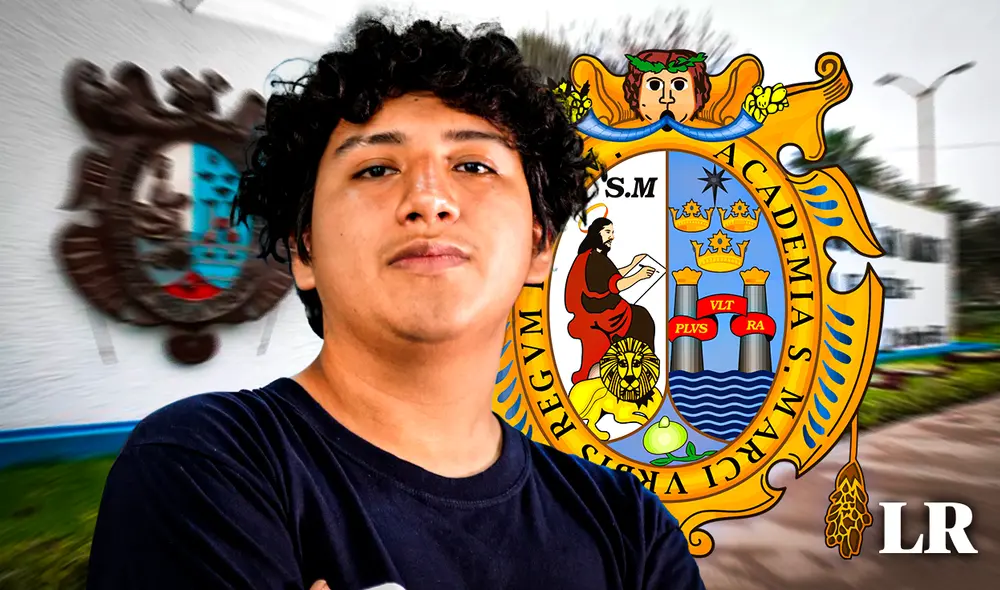 El joven cachimbo alcanzó un total de 1112.75 puntos en el examen de San Marcos. Foto: composición LR/Gerson Cardoso/Luis Vila Malnati/La República/El Peruano