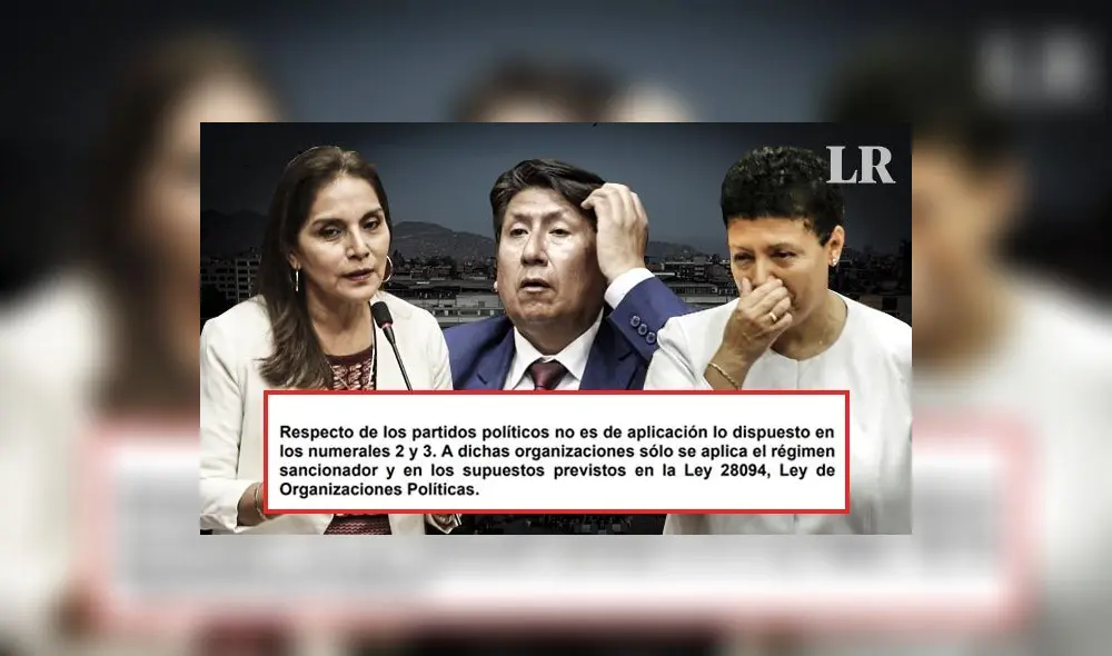 Patricia Juárez, Waldemar Cerrón y Martha Moyano defendieron contrarreforma penal. (Foto composición: La República)