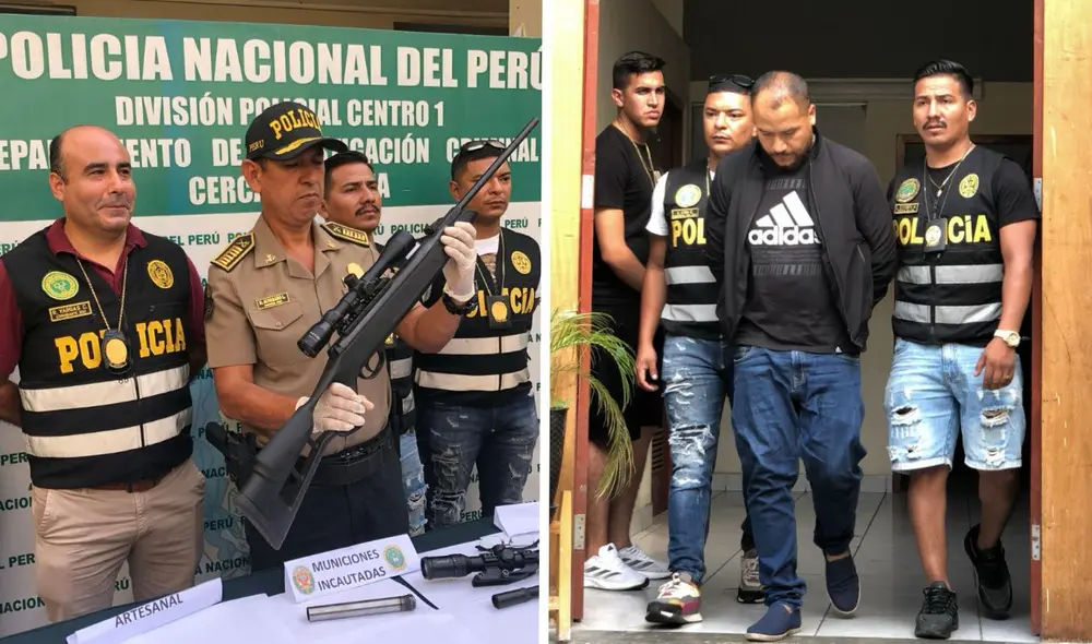 Al detenido se le halló armamentos de fuego, municiones y accesorios de fabricación casera. Foto: Kevinn García/LR