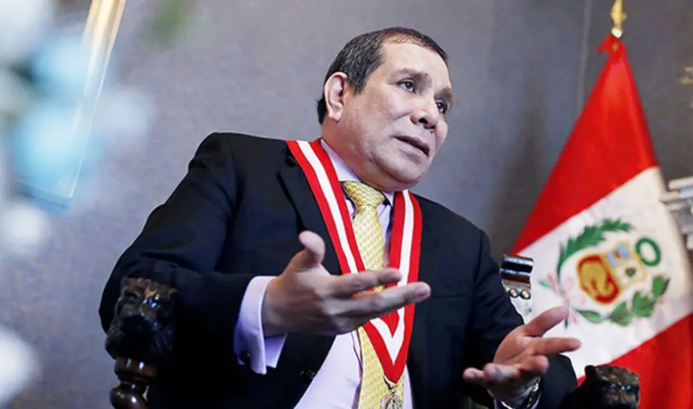 Javier Arévalo, titular del Poder Judicial, mencionó que no espera represalias de parte del Congreso. Foto: Poder Judicial