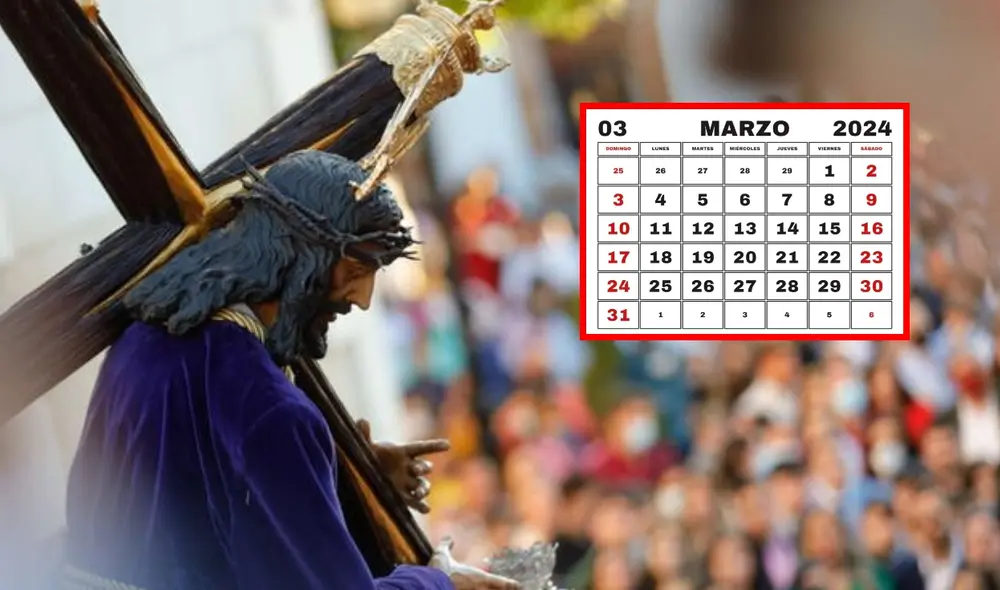 La Semana Santa inicia con el Domingo de Ramos. Foto: composición LR/AFP/Web calendarios La Semana Santa inicia con el Domingo de Ramos. Foto: composición LR/AFP/Web calendarios