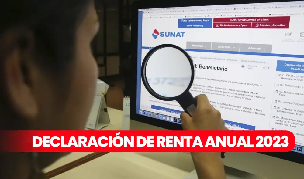 El cronograma de vencimientos de la Sunat para realizar la declaración de la renta 2023 está organizado en base al último número del DNI. Foto: composición LR/Andina
