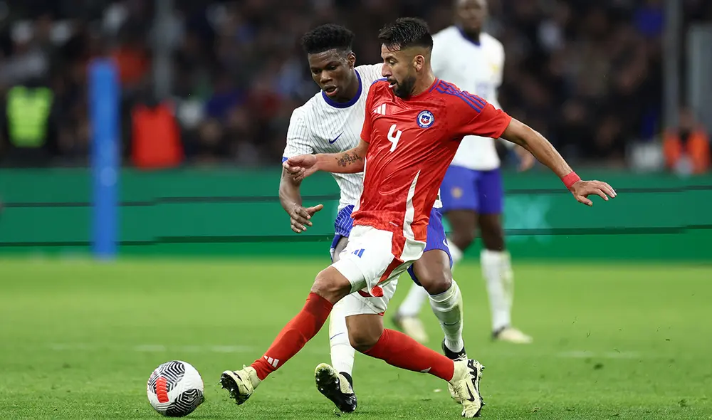 Chile estuvo cerca de sacarle un empate a Francia como visitante. Foto: AFP | Video: Star Plus