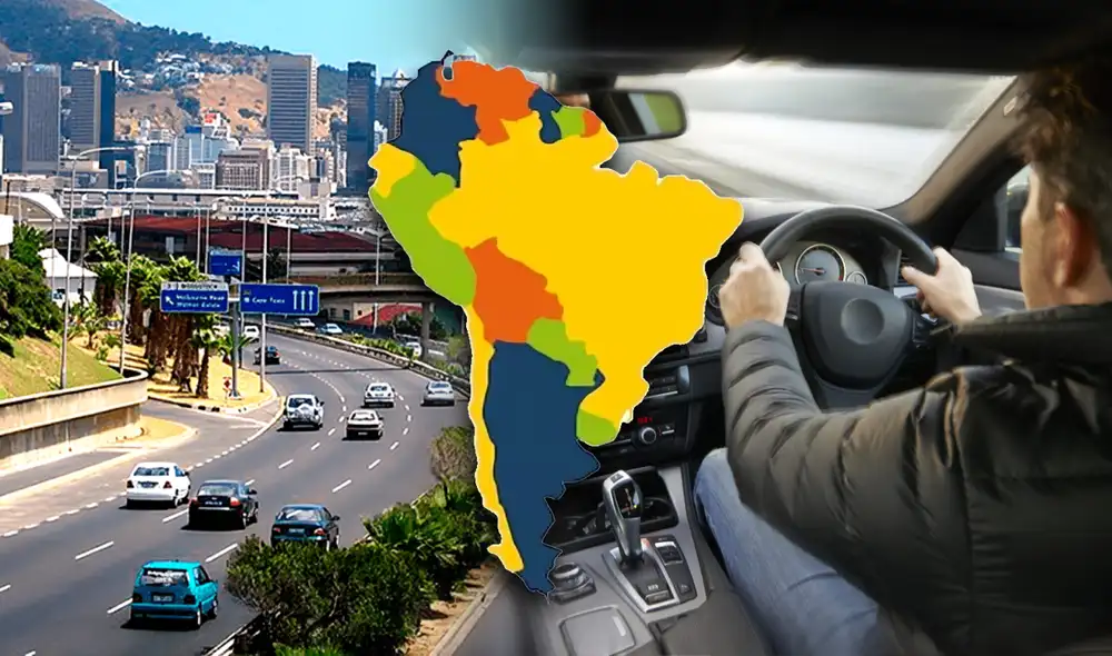 Varios países del mundo, especialmente aquellos con una historia de colonización británica, siguen la norma de conducir al revés. Foto: composición de Fabrizio Oviedo/La República/El País