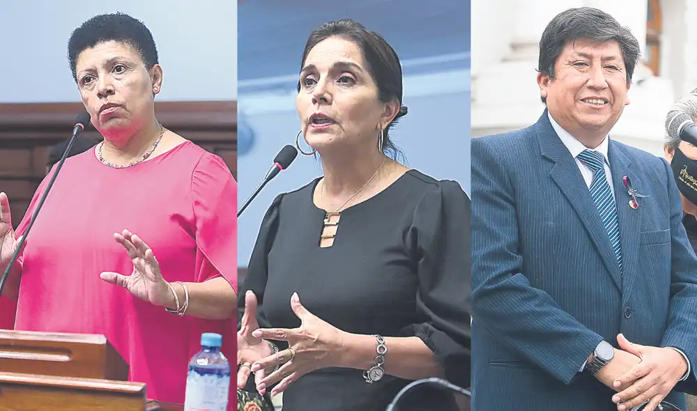 La hermandad Fujimoristas Martha Moyano y Patricia Juárez defendieron ayer el dictamen surgido a partir de un proyecto de Waldemar Cerrón. Foto: difusión La hermandad Fujimoristas Martha Moyano y Patricia Juárez defendieron ayer el dictamen surgido a partir de un proyecto de Waldemar Cerrón. Foto: difusión