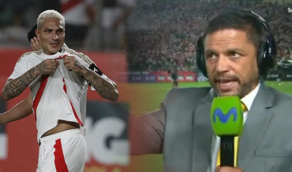 Paolo Guerrero volvió a anotar con la selección peruana después de 5 años. Foto: composición LR/Movistar