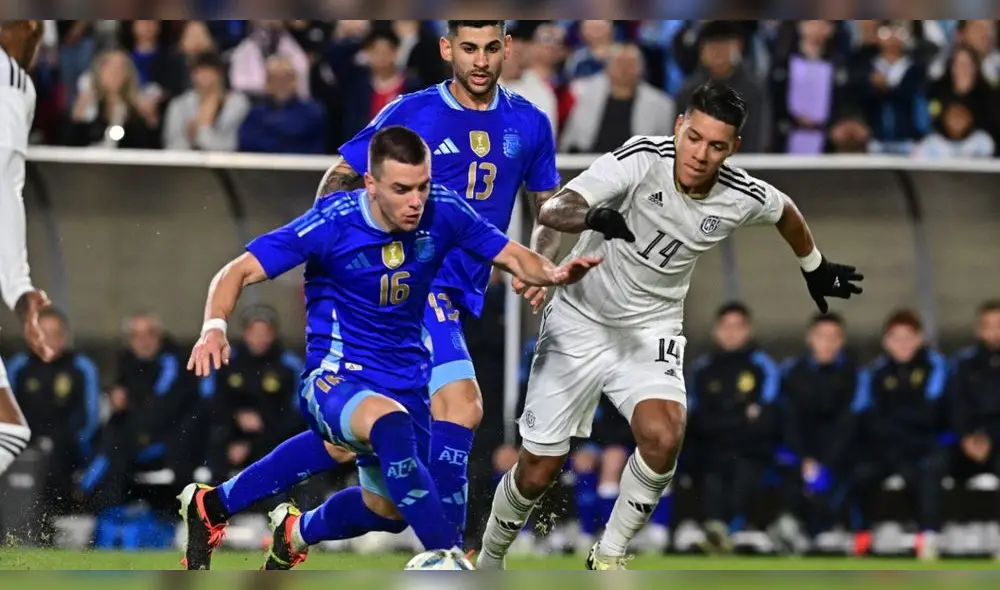 Argentina está venciendo 3-1 a Costa Rica en partido amistoso por fecha FIFA Argentina está venciendo 3-1 a Costa Rica en partido amistoso por fecha FIFA