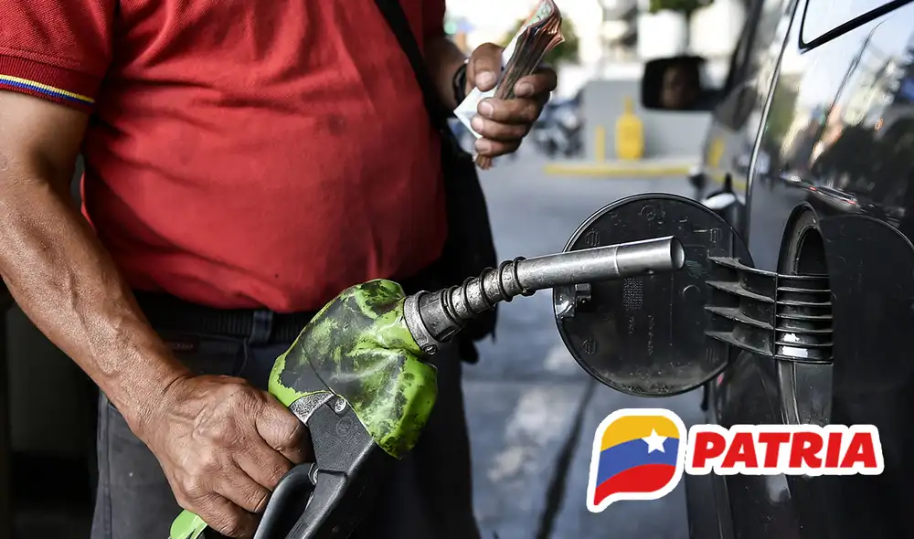 Los litros de gasolina Patria se pueden transferir a un familiar. Foto: composición LR/AFP/Patria Los litros de gasolina Patria se pueden transferir a un familiar. Foto: composición LR/AFP/Patria