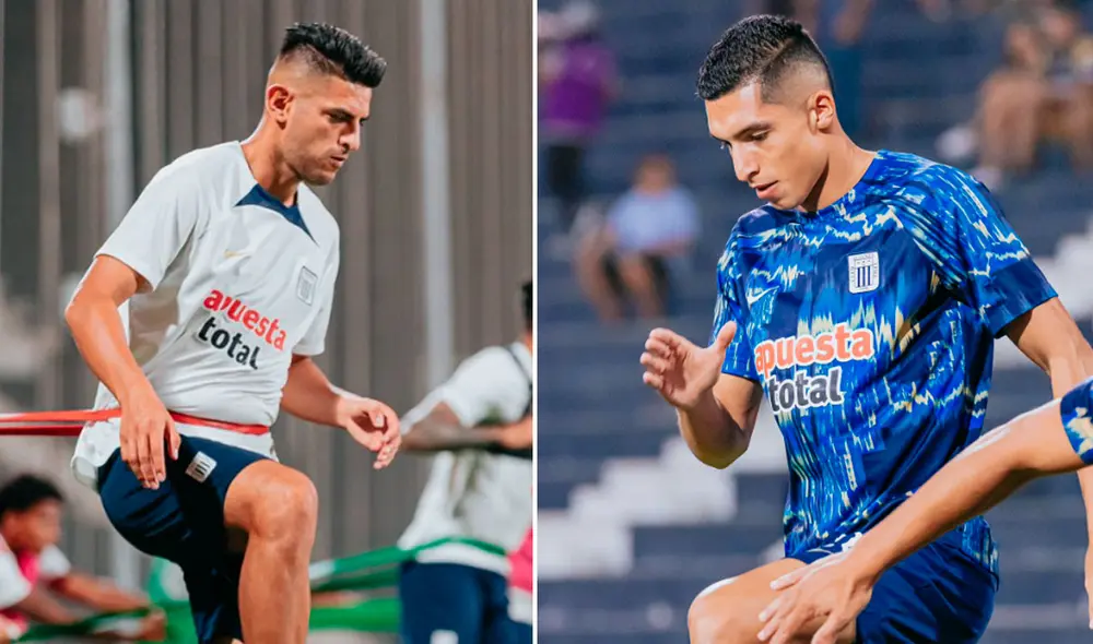 Carlos Zambrano y Kevin Serna serían titulares frente a Los Chankas en el Nacional. Foto: Alianza Lima