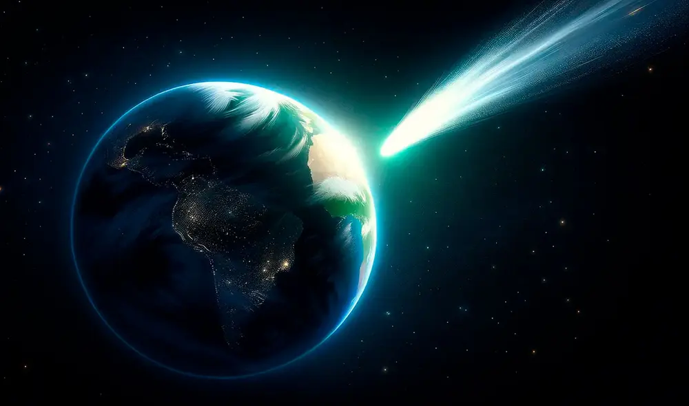 El cometa 12P/Pons-Brooks podría ser visible a simple vista entre abril y junio. Foto: IA/LR El cometa 12P/Pons-Brooks podría ser visible a simple vista entre abril y junio. Foto: IA/LR