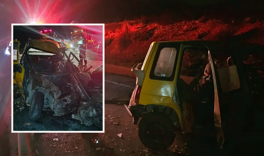 Accidente de tránsito en la vía Arequipa-Puno es investigado por la Policía. Foto: composición LR/PNP