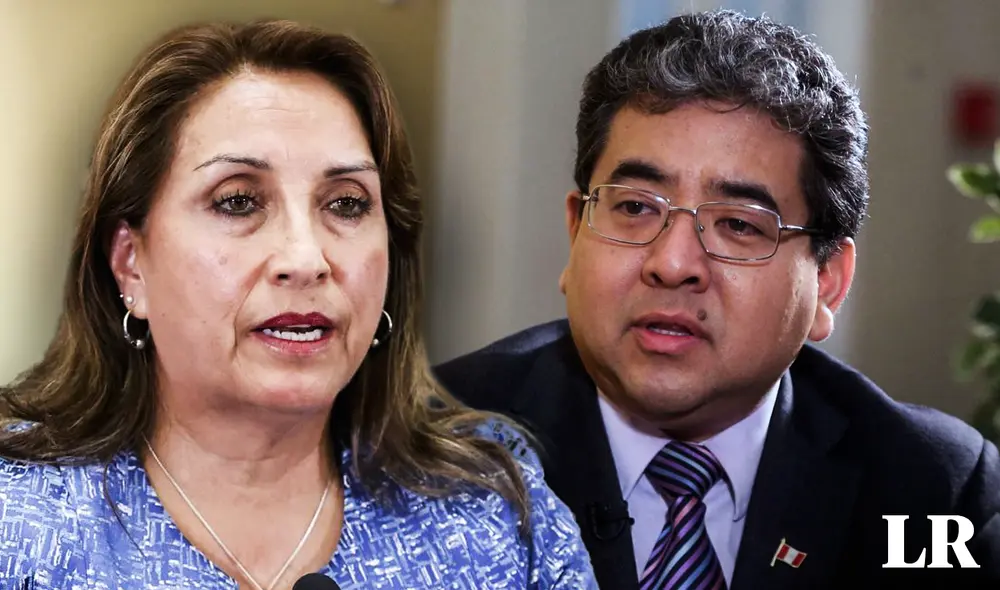 El contralor Nelson Shack declaró que todos los funcionarios públicos tienen el deber de "transparentar" su patrimonio, tras pronunciarse sobre el posible desbalance patrimonial de Dina Boluarte. Foto: composición LR de Fabrizio Oviedo/Andina