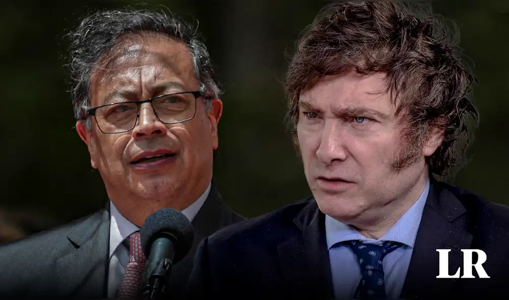 Dentro de sus declaraciones, Javier Milei también se refirió a Andrés Manuel López Obrador. Foto: composición LR/AFP