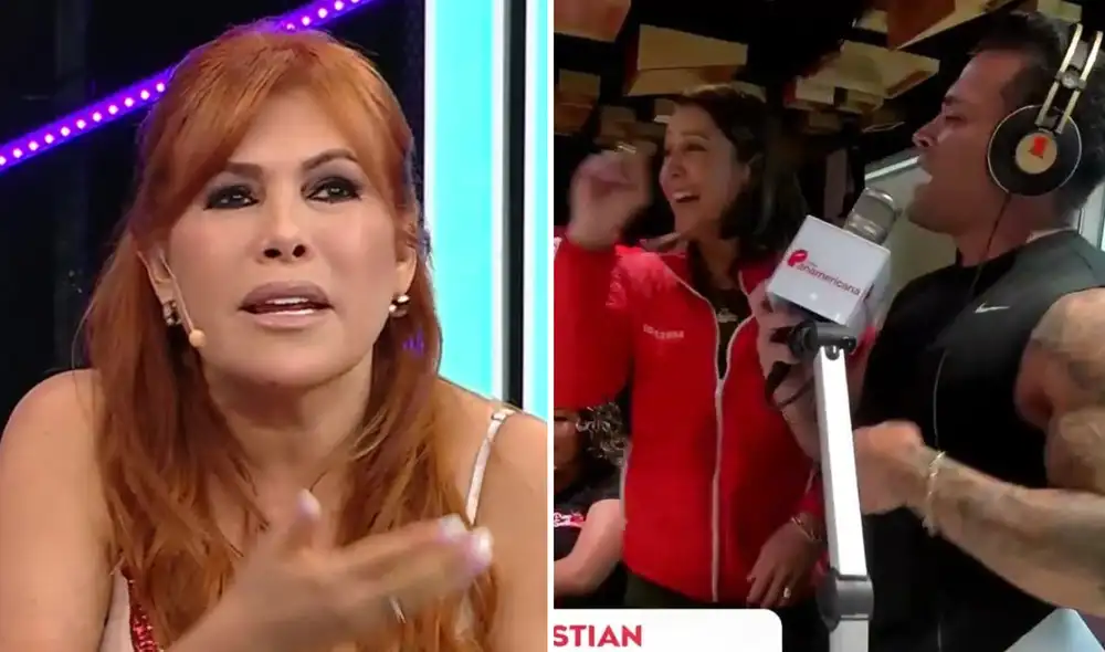 Magaly Medina habló de Christian Domínguez y su vínculo con su expareja. Foto: composición LR/ATV/Facebook/Radio Panamericana